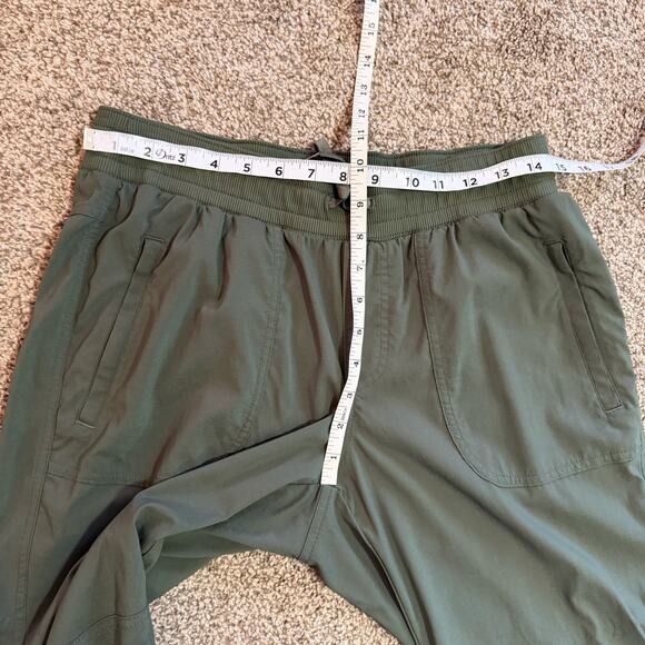 LL. Bean Vista Camp Pants, Jogger Green Medium Petite - Picture 5 of 7
